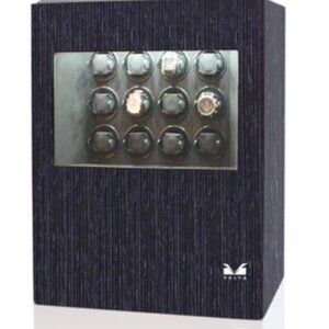 Volta 12 Watch Winder Box with Auto Rise Function (Black Oak)